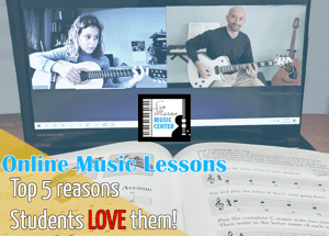 Top 5 Reasons Why Students Like Online Music Lessons