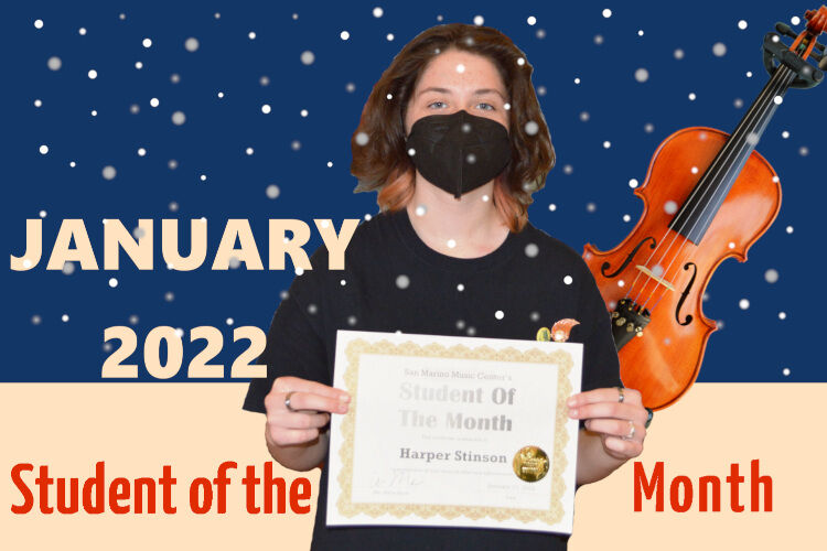 Student of the Month Jan 2022