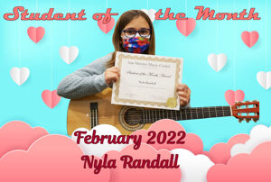 Student of the Month, February 2022