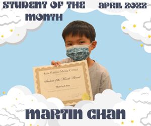 Student of the Month, April 2022