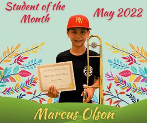 Student of the Month, May 2022