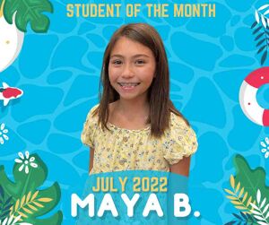 Student of the Month, July 2022