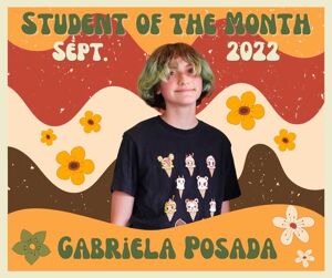 Student of the Month, September 2022
