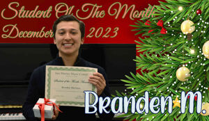 Student Of The Month, December 2023