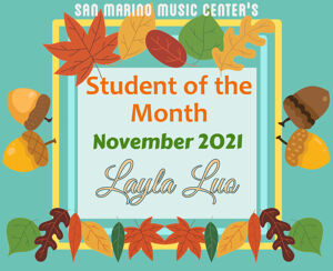 Student of the Month, November 2021