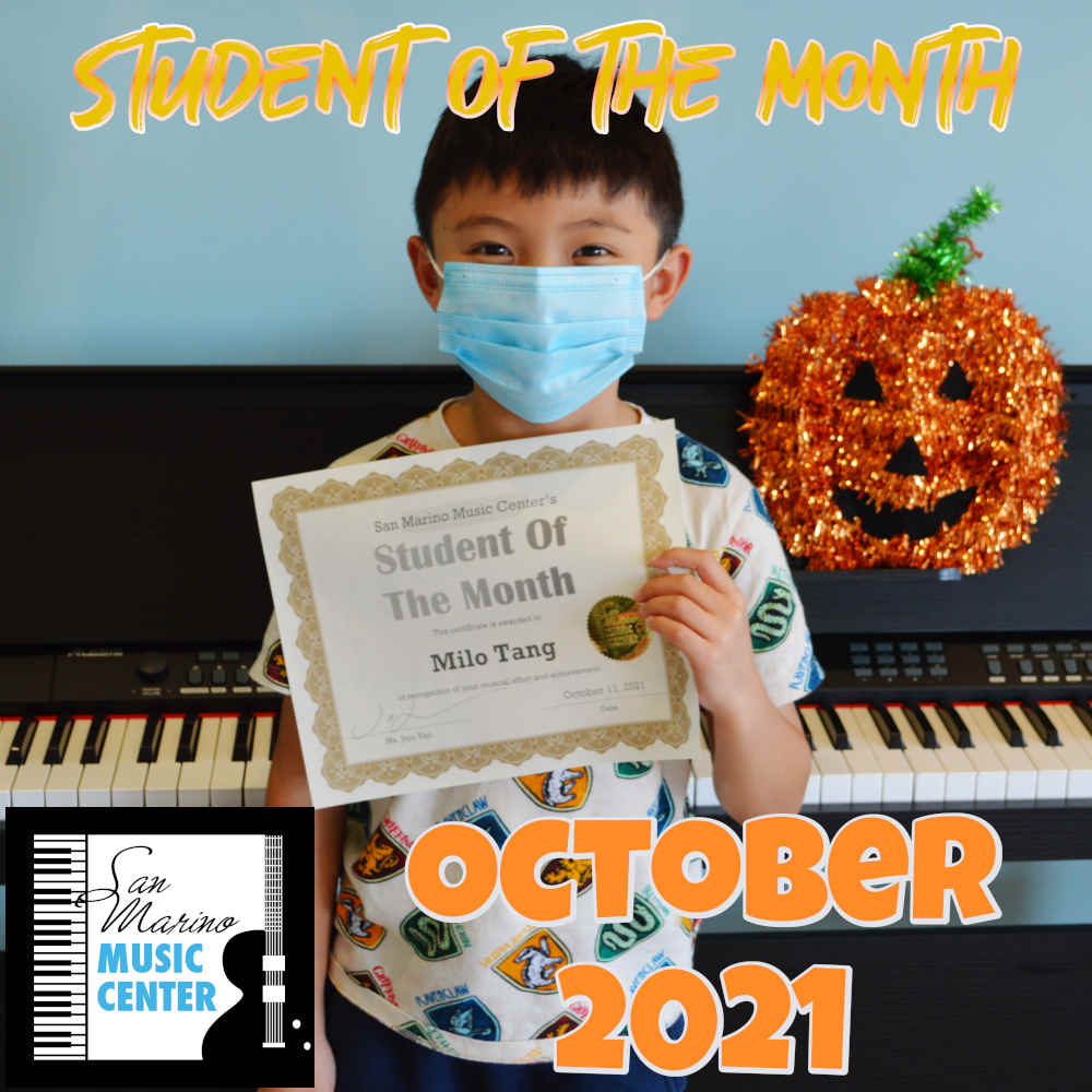 Student Of The Month, October 2021