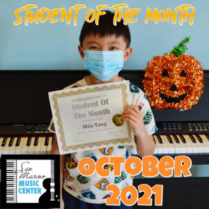 Student of the Month, October 2021